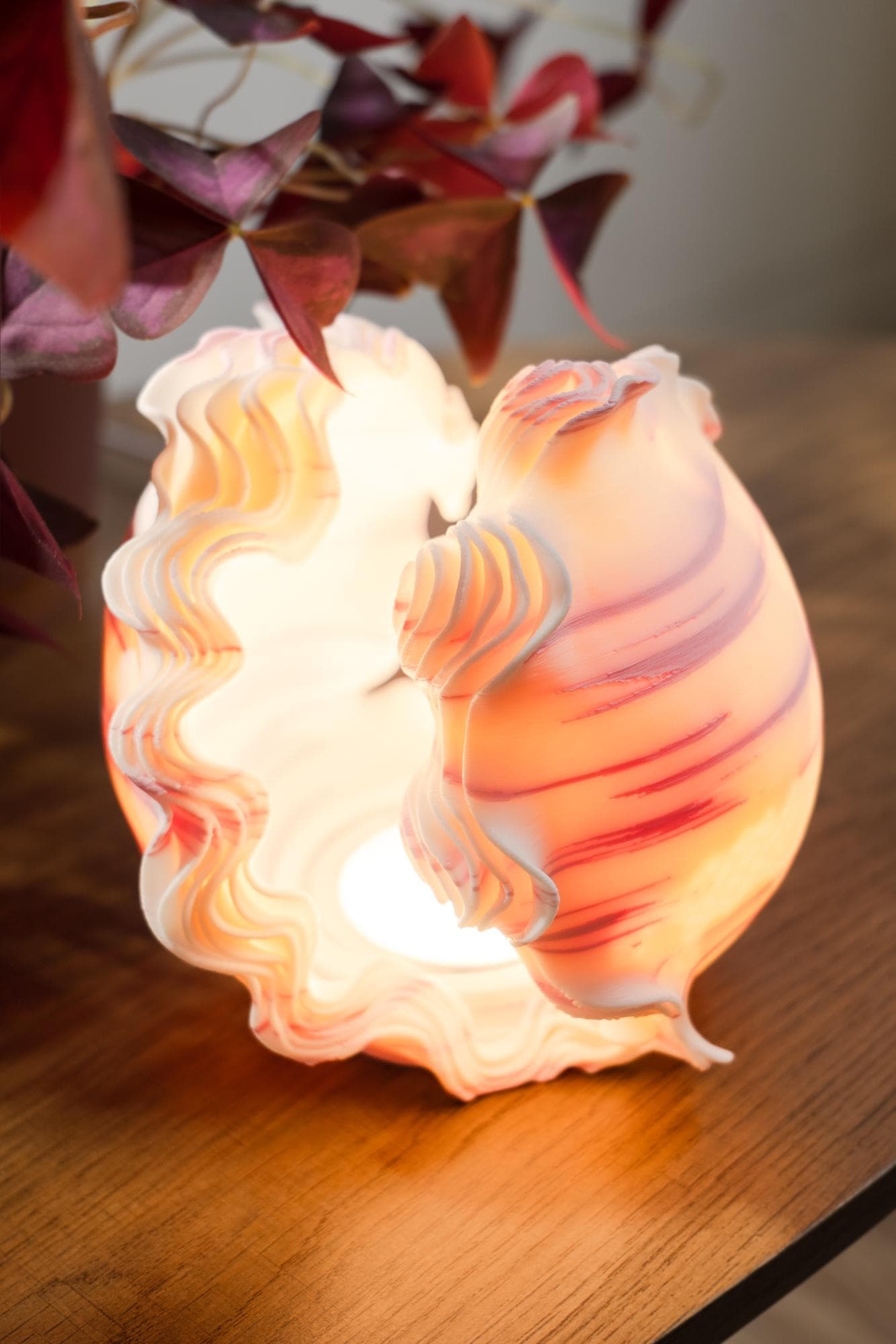 O11-S OCEAN PETALS SCULPTED MINI LAMP - View 3
