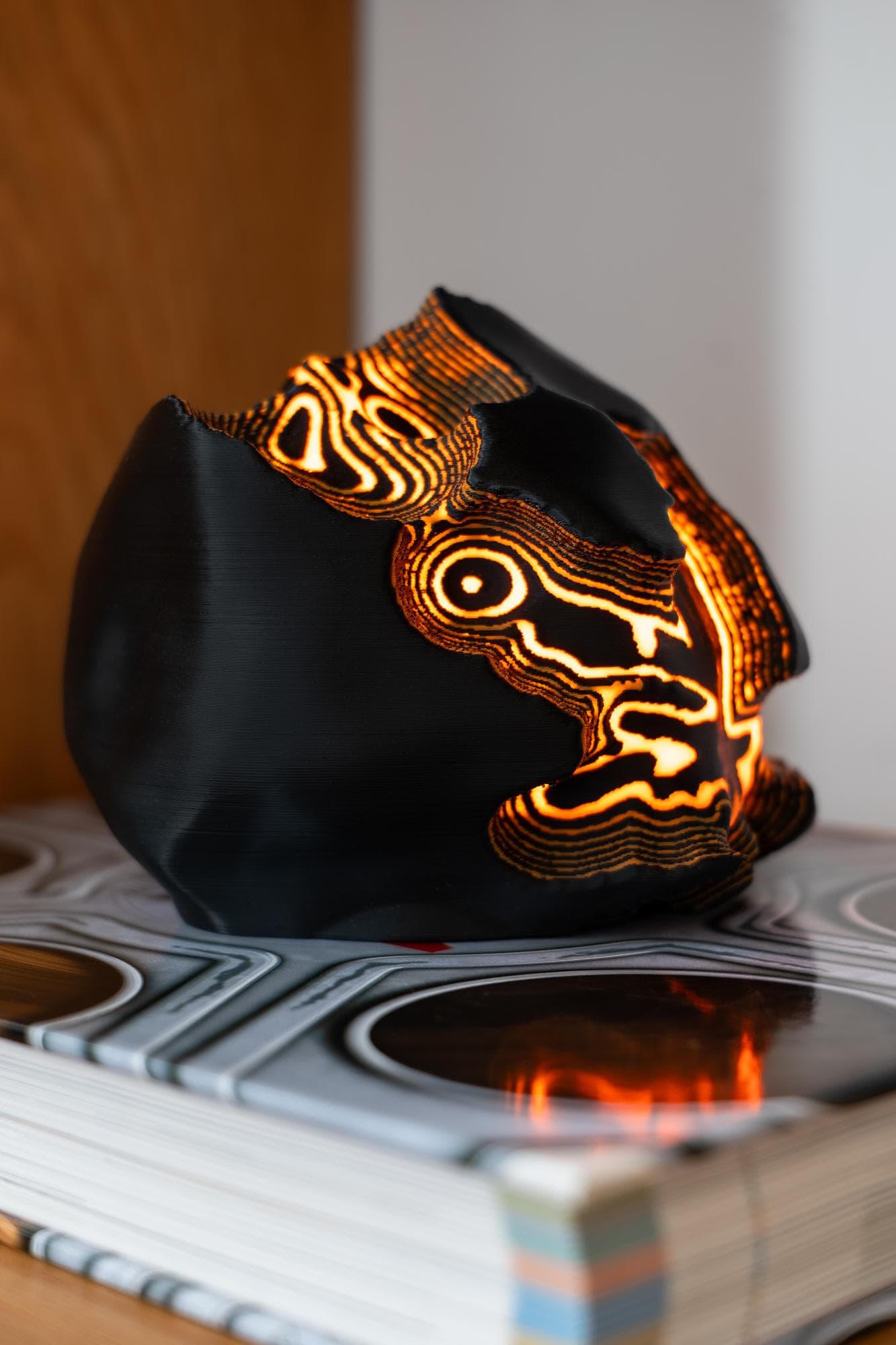 O12-S FIRE SCULPTED MINI LAMP - View 5