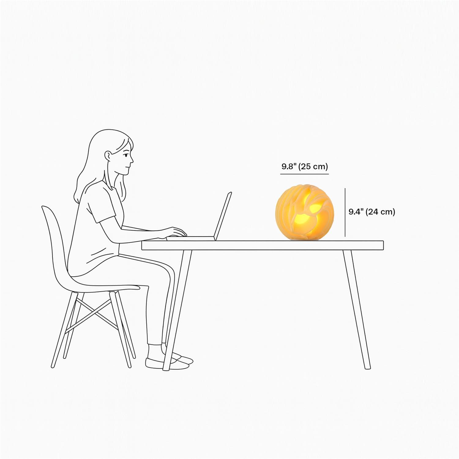 O6 LAVA SCULPTED LAMP - View 5