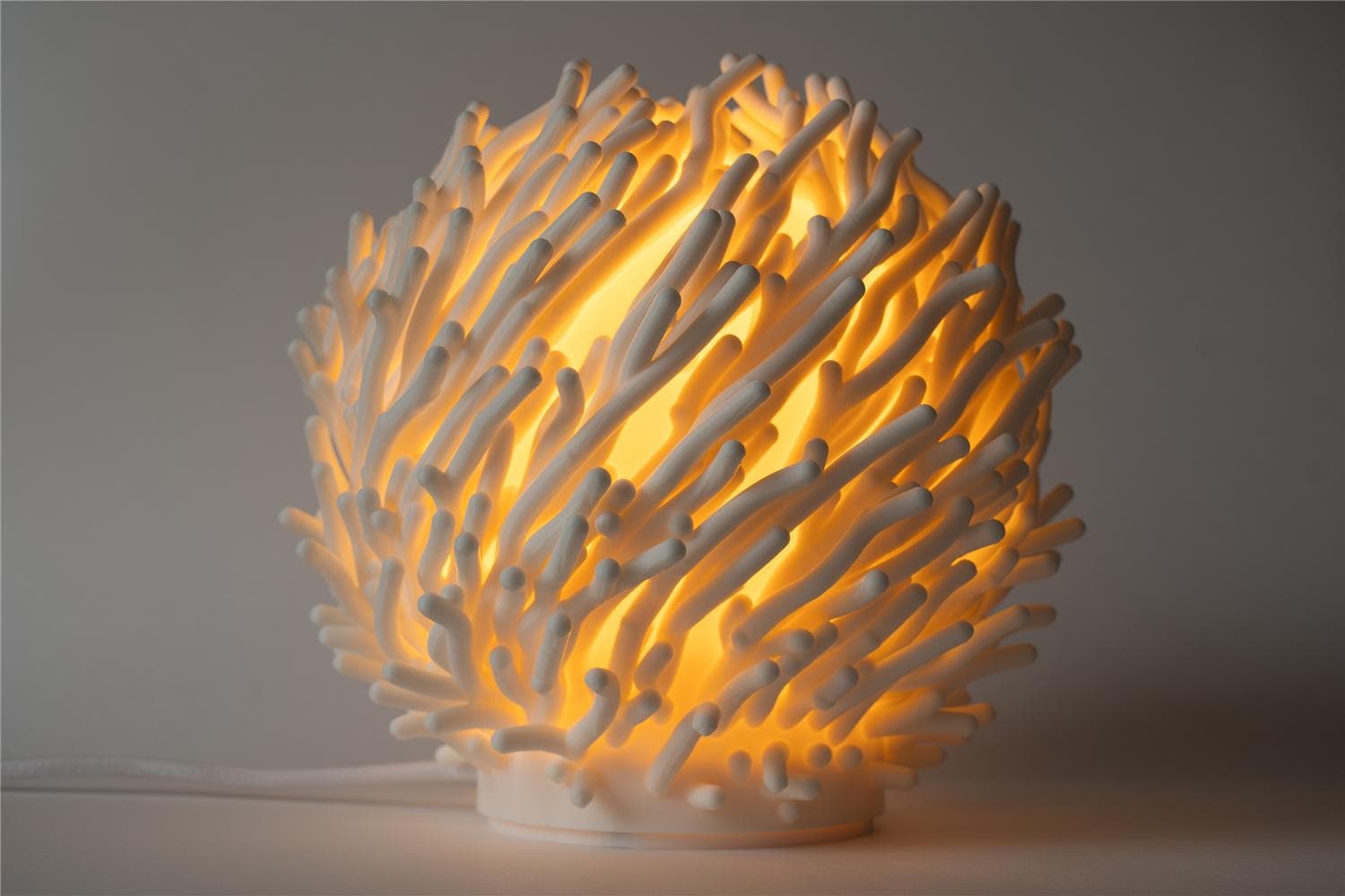 O7 CORAL SCULPTED LAMP - View 2